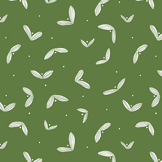 Trellis Green Leaf by Sarah Golden for Andover Prints by the YARD