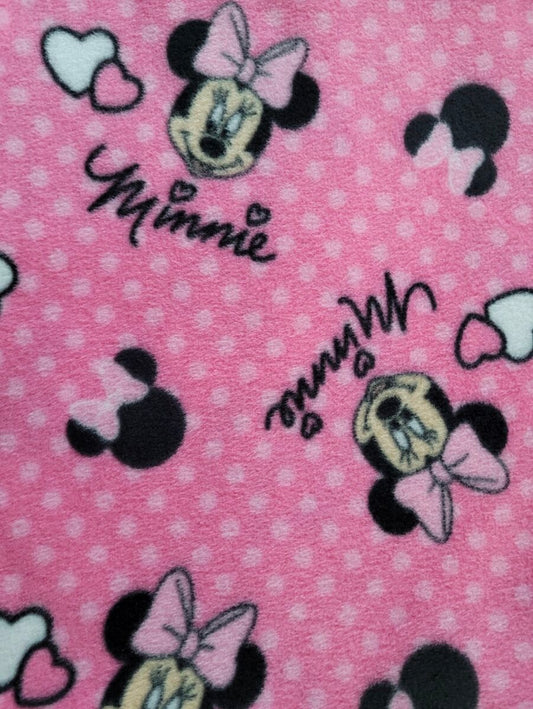 Licensed Fleece - Minnie Mouse by Springs Industries by the YARD