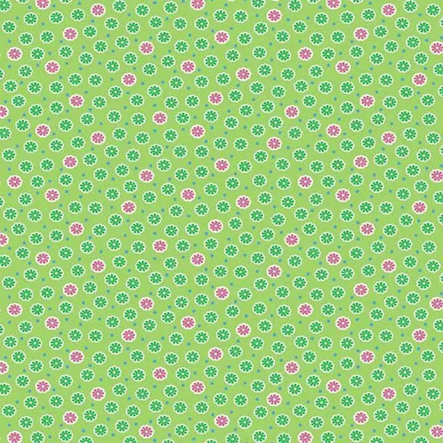 Sunny Days - Green Floral by Marcus Prints by the YARD 2779 Stitched by Jessi Rose