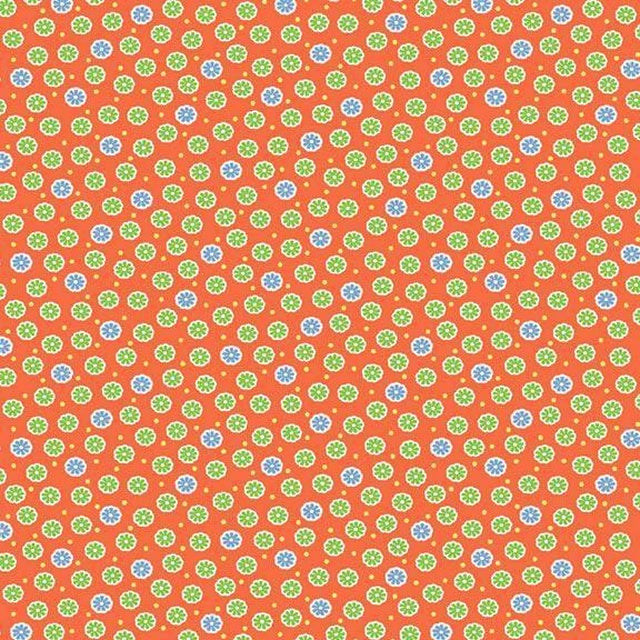 Sunny Days - Orange Floral by Marcus Prints by the YARD 2775