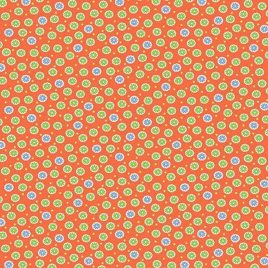 Sunny Days - Orange Floral by Marcus Prints by the YARD 2775