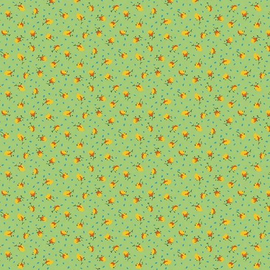 Sunny Days - Green Leaves by Marcus Prints by the YARD 2780