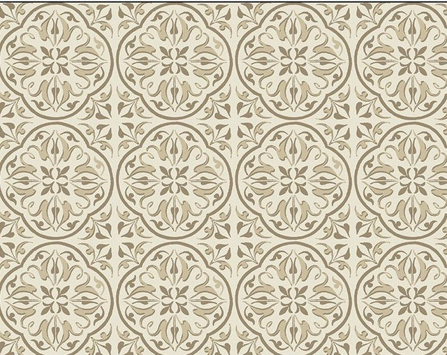 Paper Petals Beige Floral by Nancy Rink for Marcus Prints by the YARD