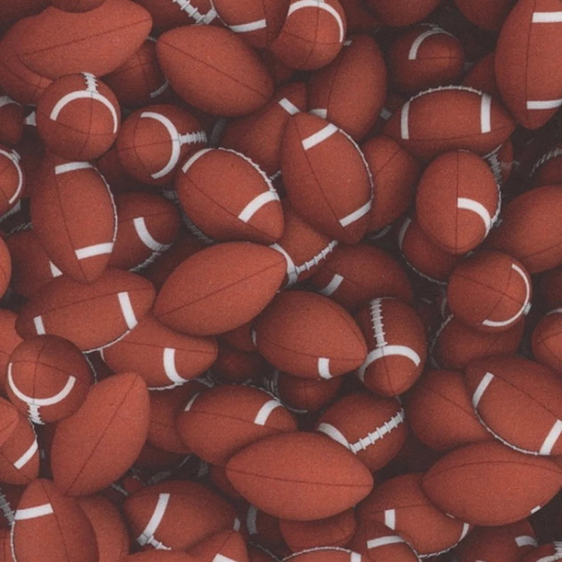 Mook Fabric - Footballs by the yard 2827