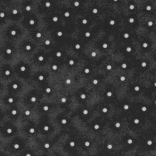 Quilt Backing - Blender Dot Black by the yard