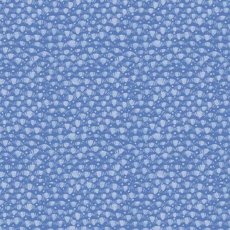 Blue Fabric Quilters Cotton Fox Wood by Betsy Olmsted for Windham Fabrics