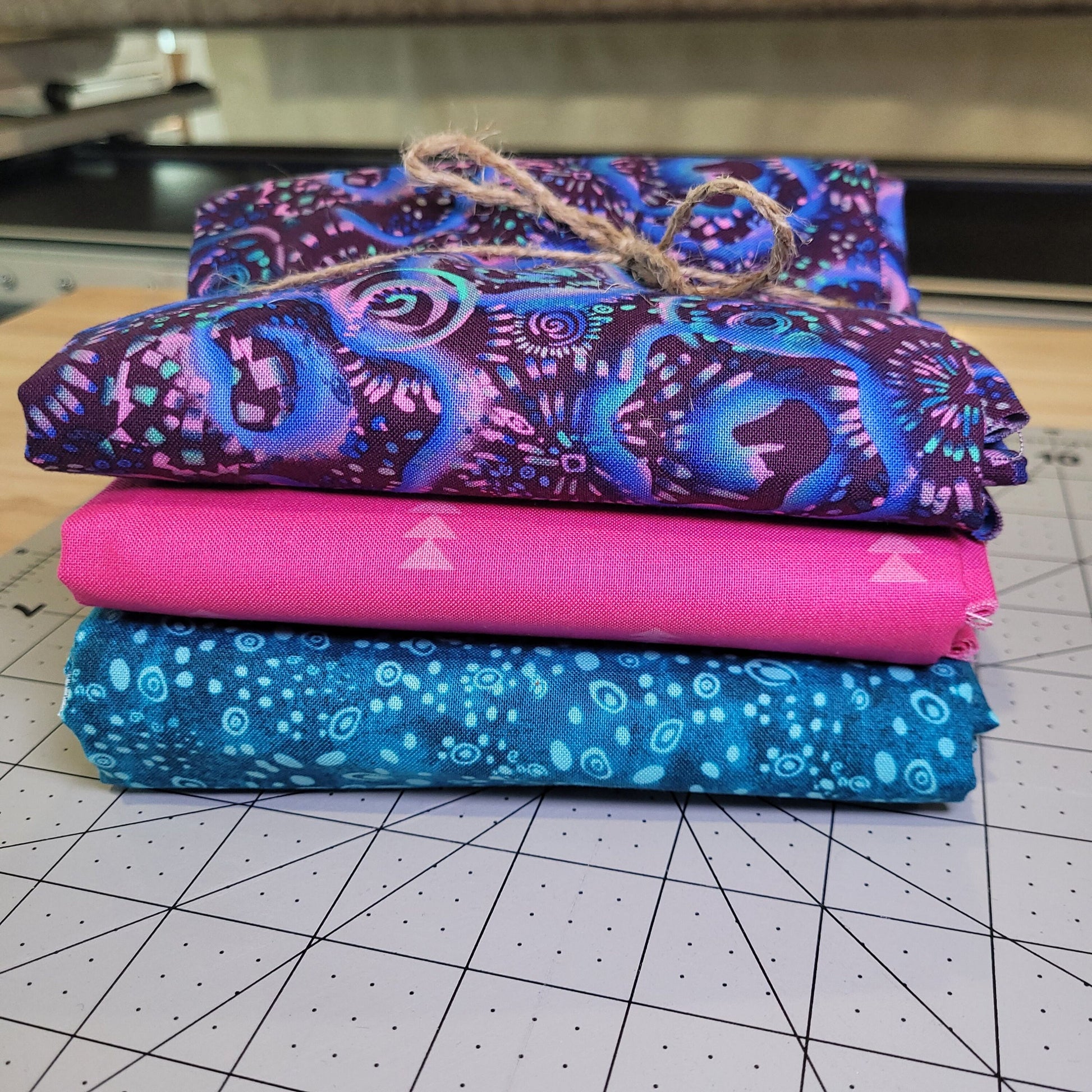 3-Yard Fabric Bundle - 1 Yard of Each of 3 Unique Fabrics -Curated and Specifically Designed for 3-Yard Quilt Patterns- 100% Cotton-70