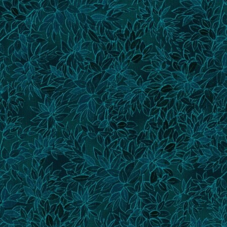 RjR Fabrics - Miyako by Jinny Beyer - Teal by the yard 2383 Stitched by Jessi Rose