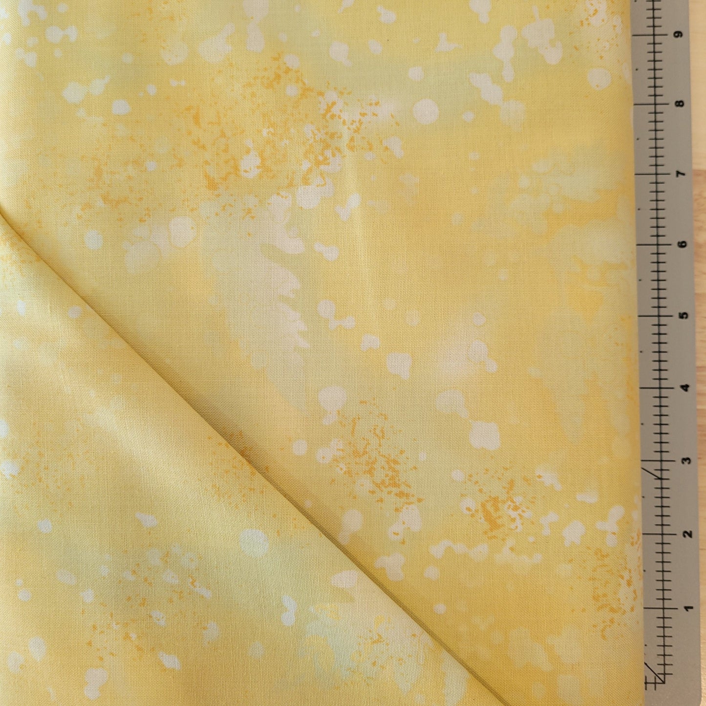 Yellow/Green Fossil Fern Berartex Quilters Cotton Fabric by THE YARD