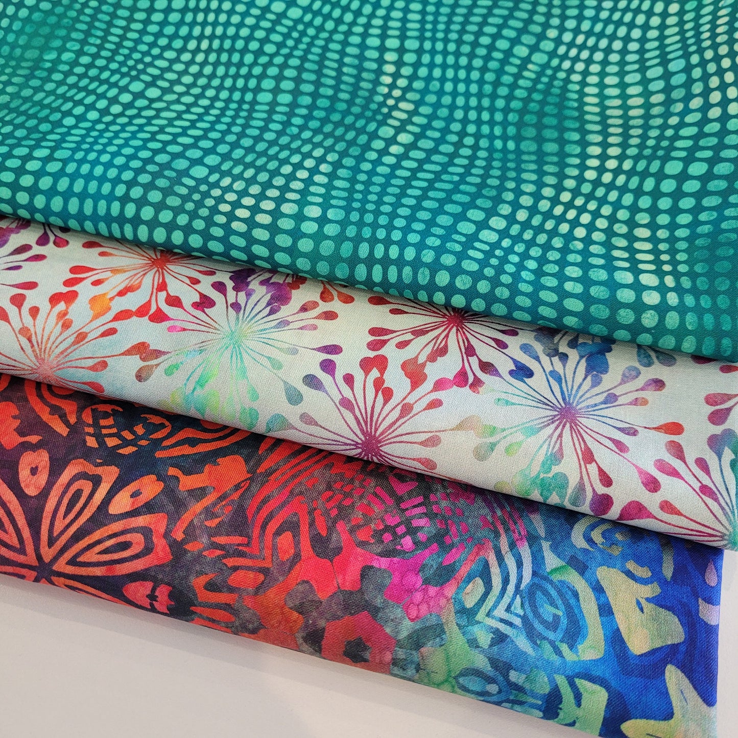 3-Yard Fabric Bundle - 1 Yard of Each of 3 Unique Fabrics -Curated and Specifically Designed for 3-Yard Quilt Patterns- 100% Cotton-80