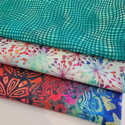 3-Yard Fabric Bundle - 1 Yard of Each of 3 Unique Fabrics -Curated and Specifically Designed for 3-Yard Quilt Patterns- 100% Cotton-80