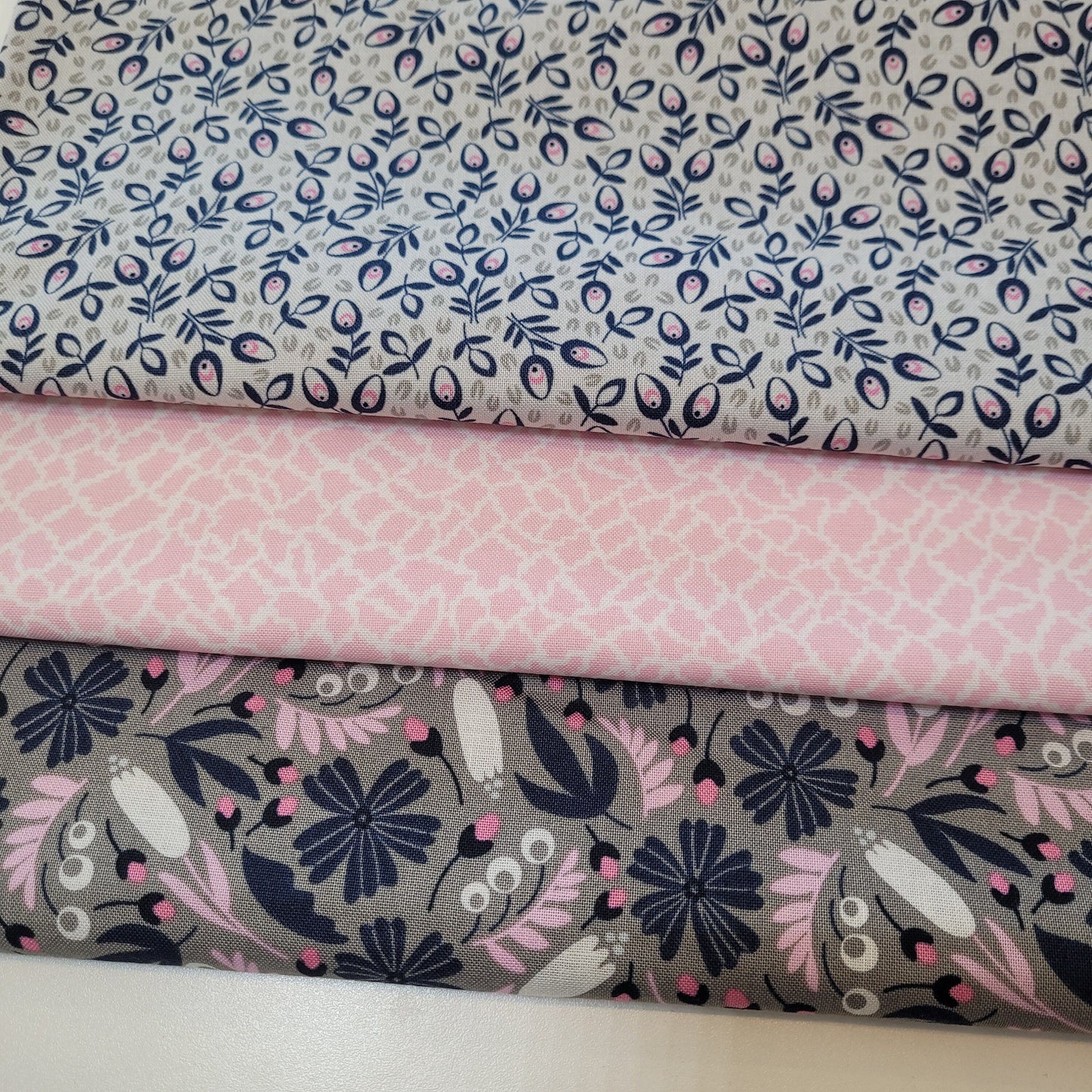 3-Yard Fabric Bundle - 1 Yard of Each of 3 Unique Fabrics -Curated and Specifically Designed for 3-Yard Quilt Patterns- 100% Cotton-60