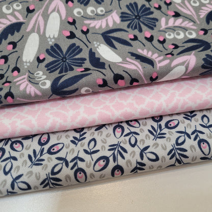 3-Yard Fabric Bundle - 1 Yard of Each of 3 Unique Fabrics -Curated and Specifically Designed for 3-Yard Quilt Patterns- 100% Cotton-60