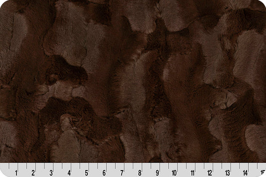 Shannon Fabric - Luxe Cuddle® Hide Chocolate by the yard