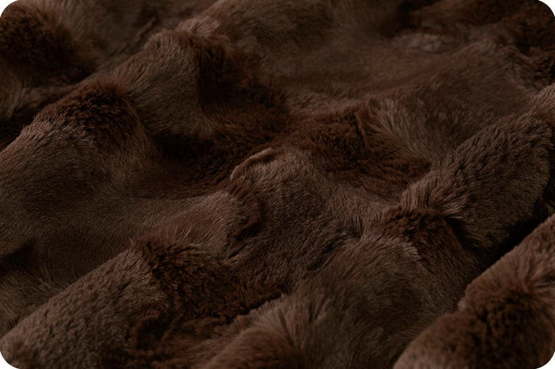 Shannon Fabric - Luxe Cuddle® Hide Chocolate by the yard