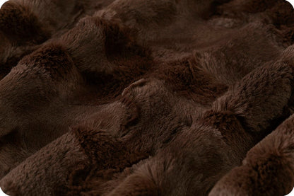 Shannon Fabric - Luxe Cuddle® Hide Chocolate by the yard