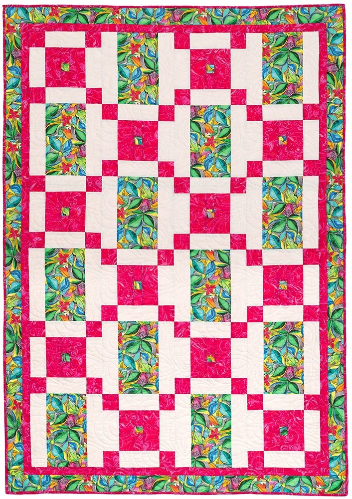 Make it Easy With 3-Yard Quilts Book by Fabric Café Stitched by Jessi Rose