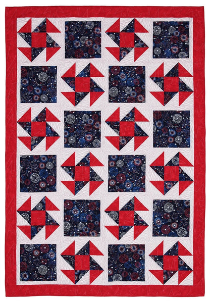 Make it Patriotic With 3-Yard Quilts Book by Fabric Cafe