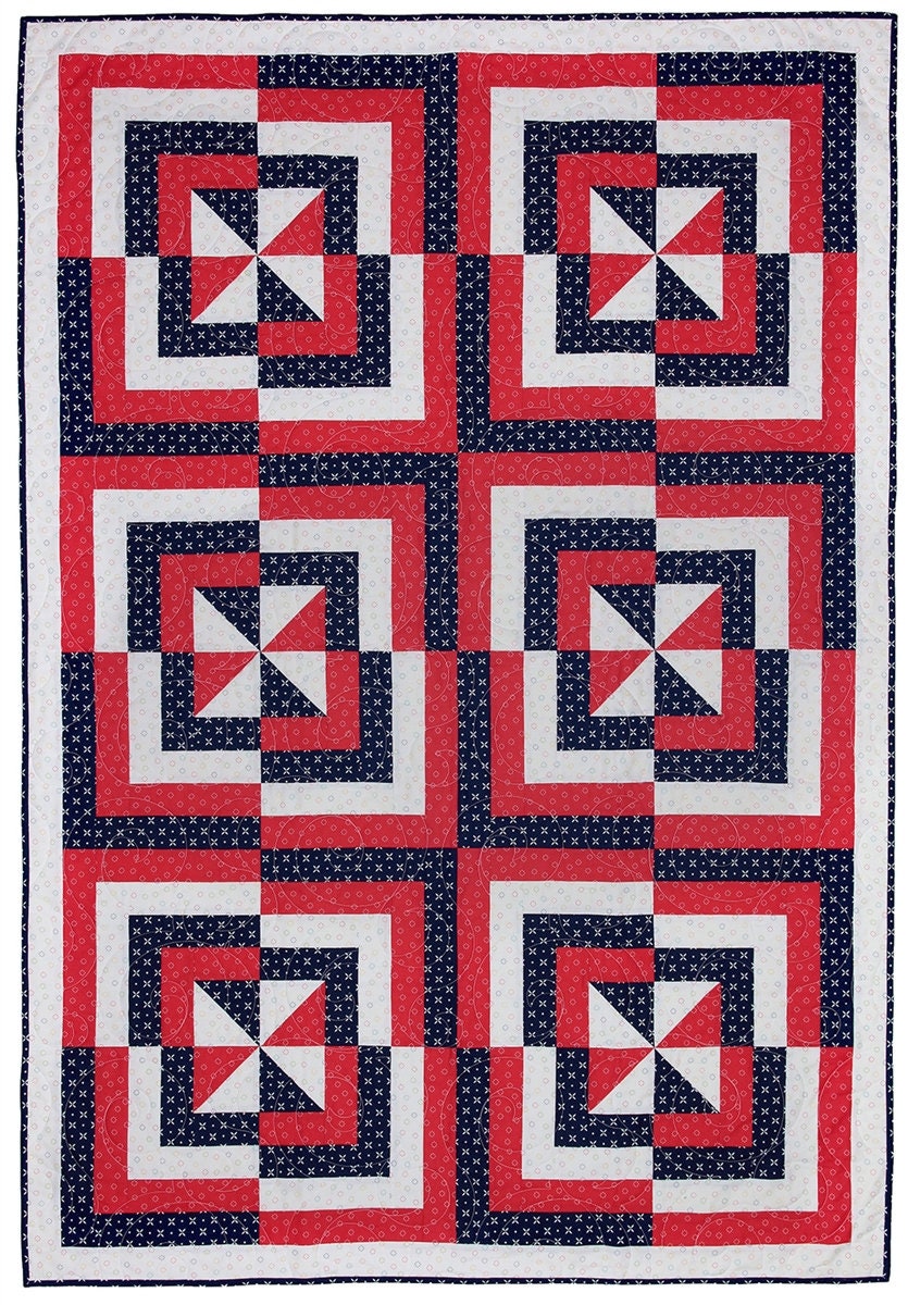 Make it Patriotic With 3-Yard Quilts Book by Fabric Cafe