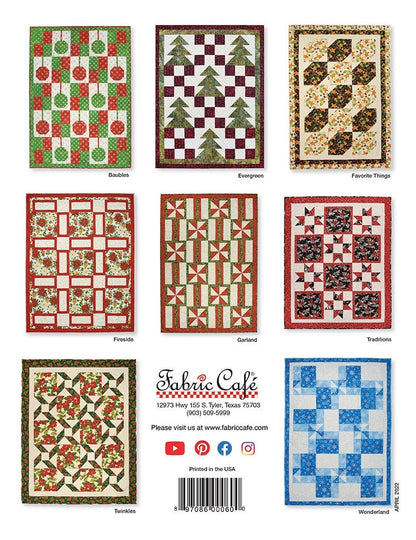 Make it Christmas With 3-Yard Quilts Book by Fabric Cafe