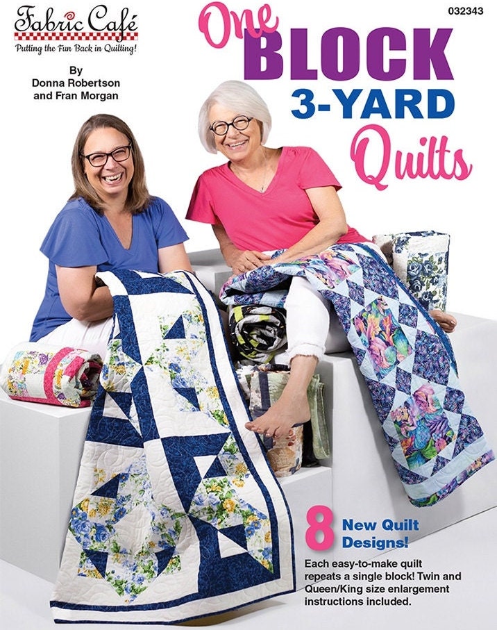 One Block 3-Yard Quilts Book by Fabric Café