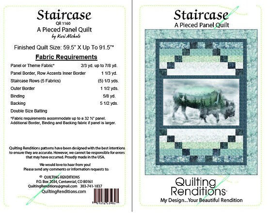 Staircase: a physical pattern by Quilting Renditions