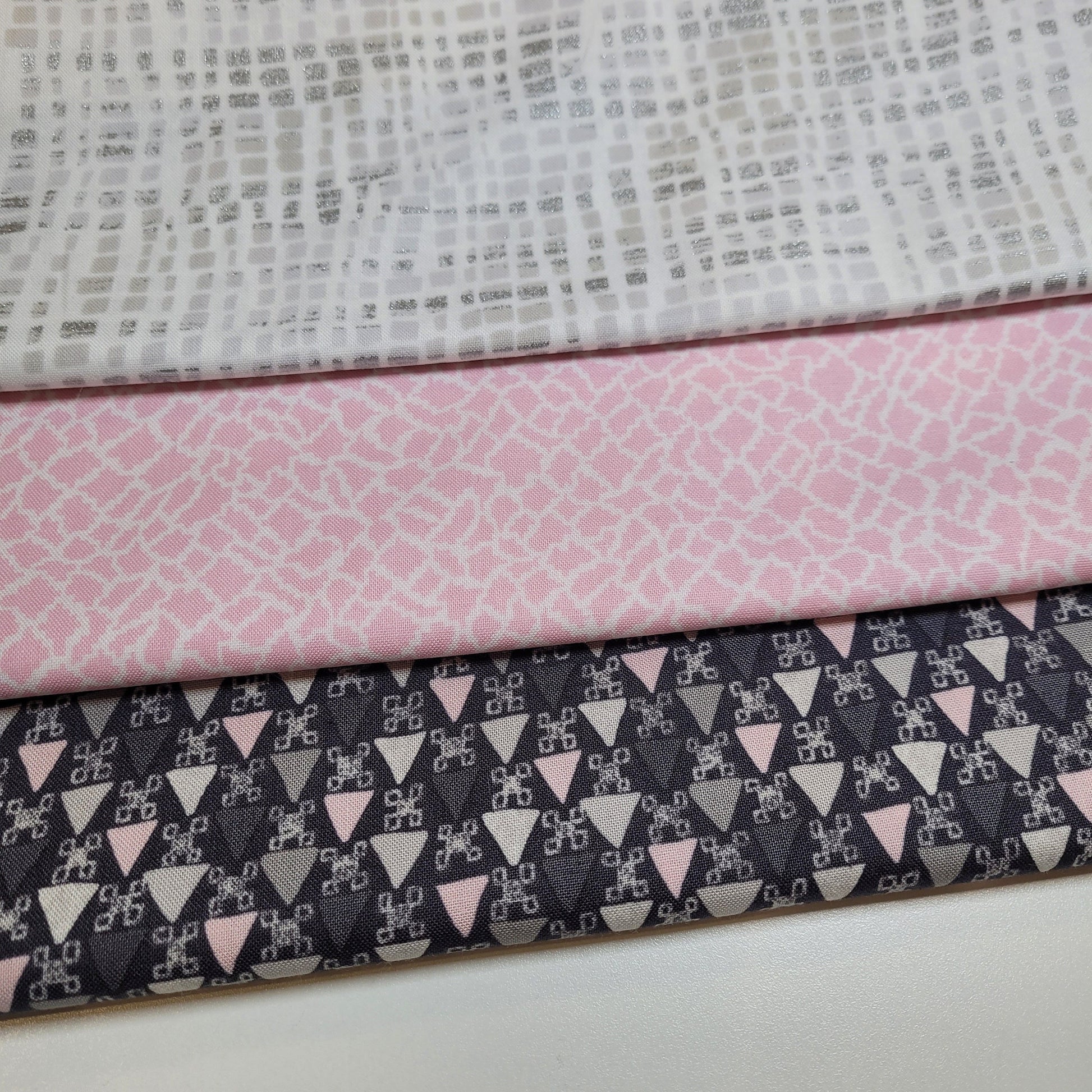 3-Yard Fabric Bundle - 1 Yard of Each of 3 Unique Fabrics -Curated and Specifically Designed for 3-Yard Quilt Patterns- 100% Cotton-1