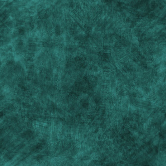 108" Wide Quilt Back - Grunge Paint - Dark Teal by the yard 2542