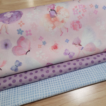 3-Yard Fabric Bundle - 1 Yard of Each of 3 Unique Fabrics -Curated and Specifically Designed for 3-Yard Quilt Patterns- 100% Cotton