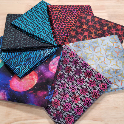 Sci fi - In the Beginning - 8 fat quarter bundle