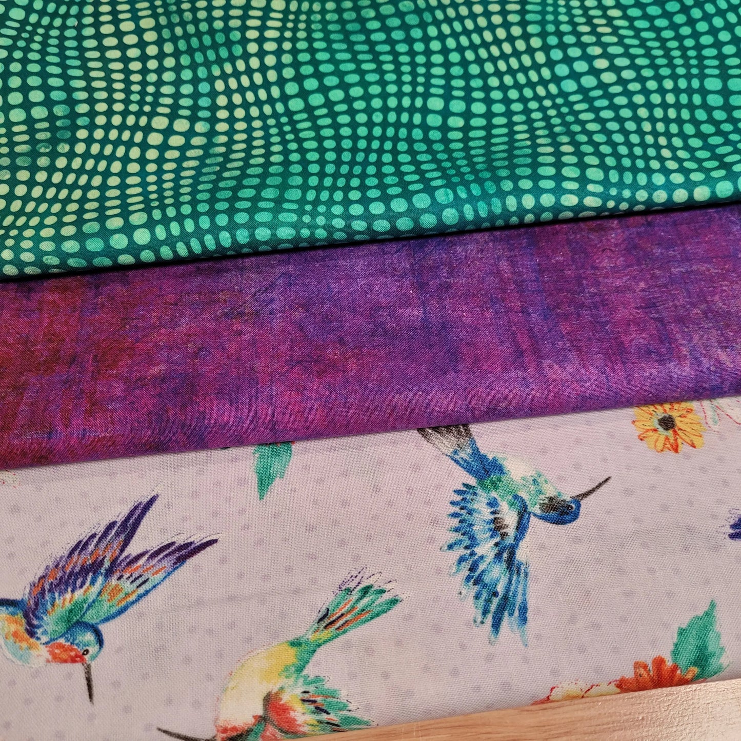 3-Yard Fabric Bundle - 1 Yard of Each of 3 Unique Fabrics -Curated and Specifically Designed for 3-Yard Quilt Patterns- 100% Cotton