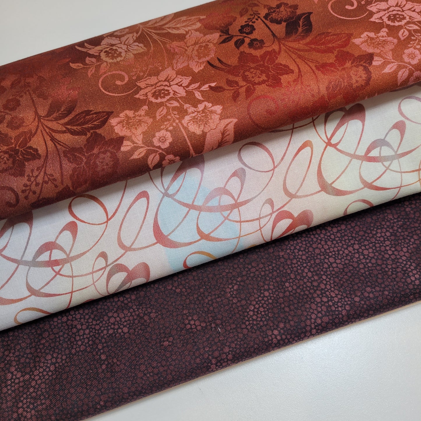 3-Yard Fabric Bundle - 1 Yard of Each of 3 Unique Fabrics -Curated and Specifically Designed for 3-Yard Quilt Patterns- 100% Cotton